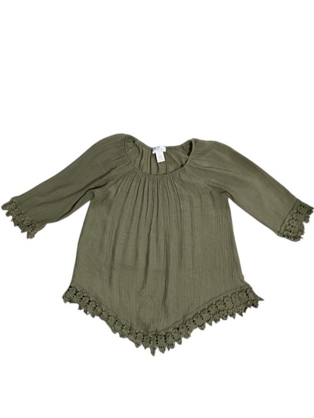 Linda Leal Lace Detail Top